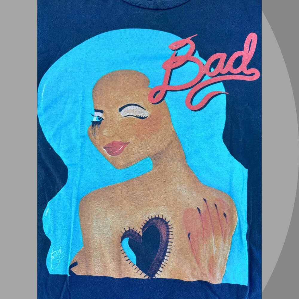 Black Vintage “Bad Girl” T-Shirt – M - Picture 2 of 3
